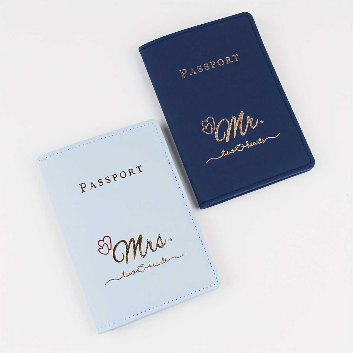 Jet-Set Love – Mr. & Mrs. Travel Passport Holder Set