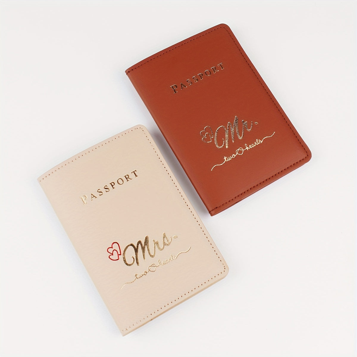 Jet-Set Love – Mr. & Mrs. Travel Passport Holder Set