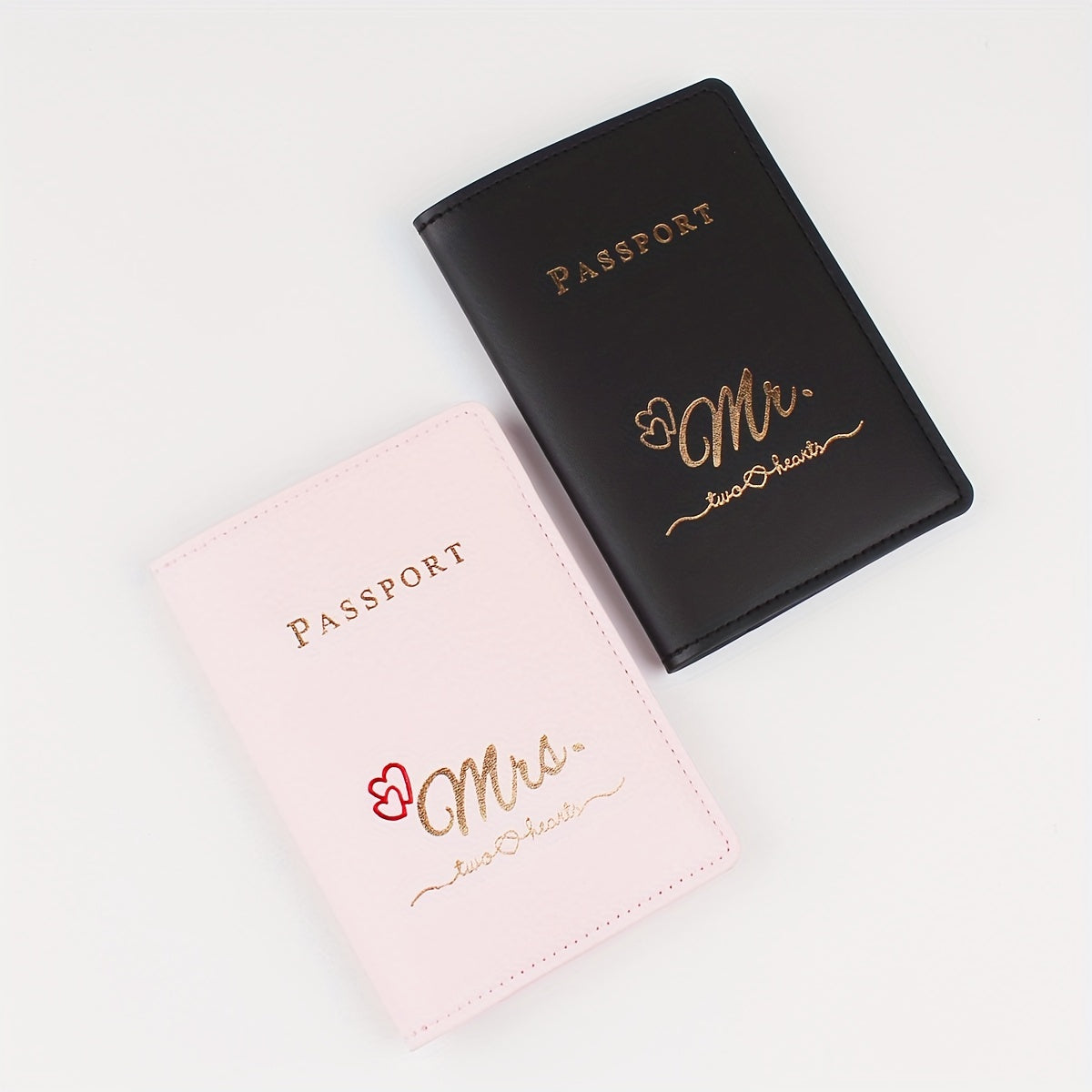Jet-Set Love – Mr. & Mrs. Travel Passport Holder Set
