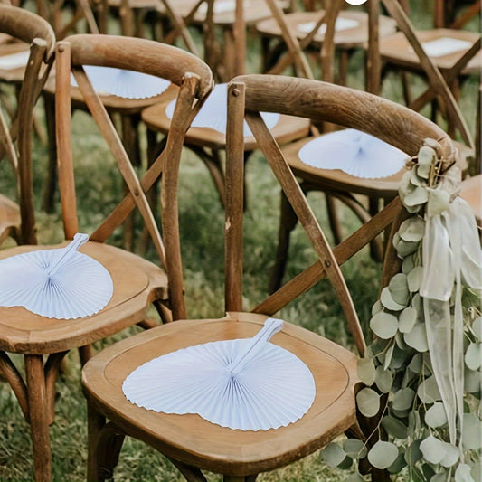 Whimsy Breeze – Heart-Shaped Folding Fans for Weddings & Party Favors
