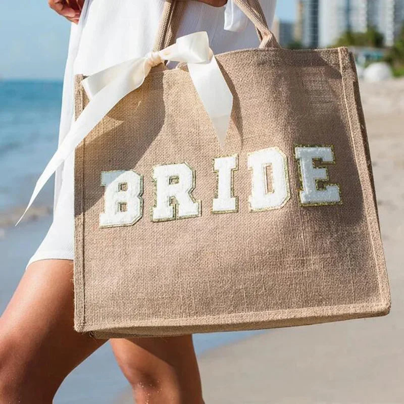 Bride Beach Tote Bag