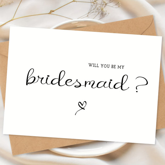Forever by My Side – Will You Be My Bridesmaid Card