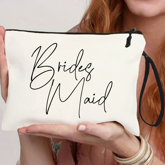 Glam Squad Essential – Bridesmaid Makeup Bag for Wedding & Bachelorette Gifts